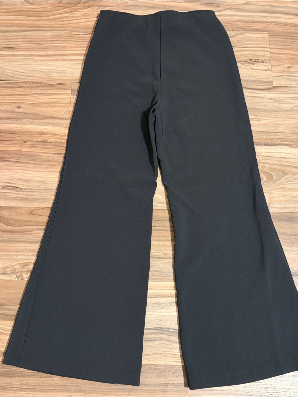 Urban Outfitters Black Wide Leg Flare Pants High Rise Women’s 10 Festival Boho - Picture 8 of 8